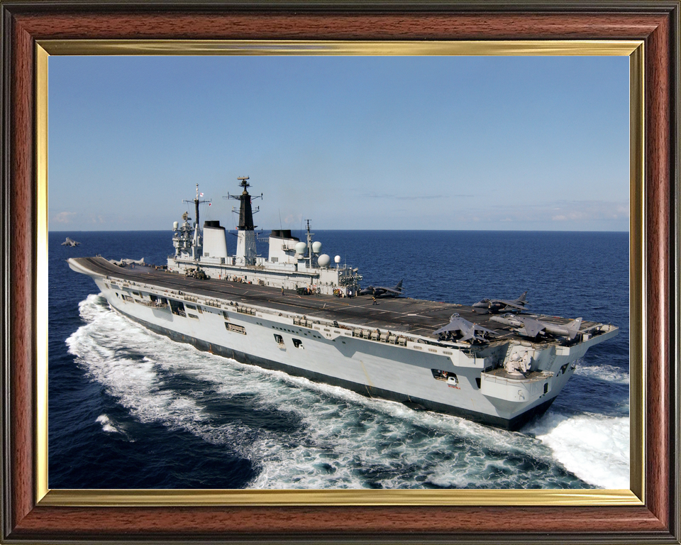 HMS Invincible R05 Invincible Class Aircraft Carrier February 2005 At Sea Photo Print - Posters, Prints, & Visual Artwork - by Hampshire Prints (image 9 of 9)