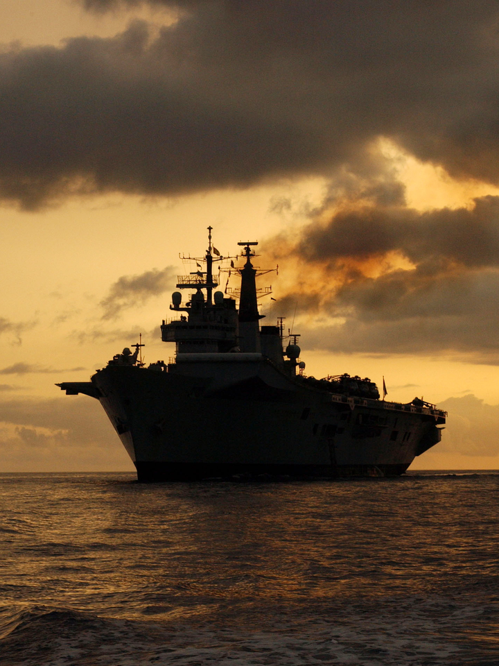 HMS Invincible R05 Invincible Class Aircraft Carrier October 2003 Photo Print - Posters, Prints, & Visual Artwork - by Hampshire Prints (image 1 of 9)