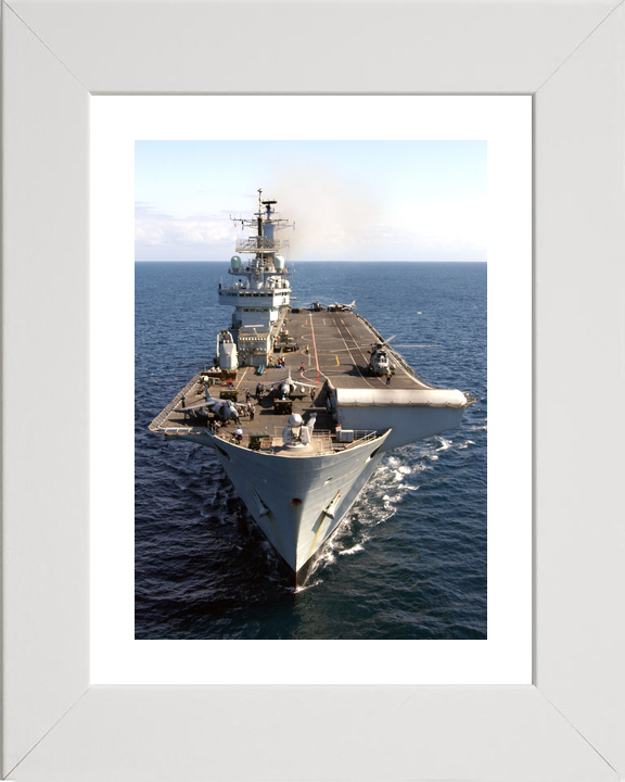 HMS Invincible R05 Invincible Class Aircraft Carrier February 2005 Underway Bow View Photo Print - Posters, Prints, & Visual Artwork - by Hampshire Prints (image 4 of 9)