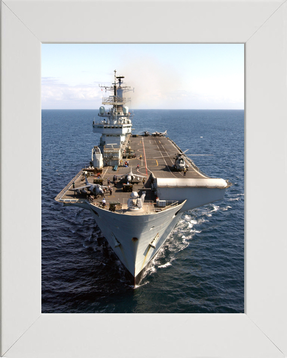 HMS Invincible R05 Invincible Class Aircraft Carrier February 2005 Underway Bow View Photo Print - Posters, Prints, & Visual Artwork - by Hampshire Prints (image 5 of 9)