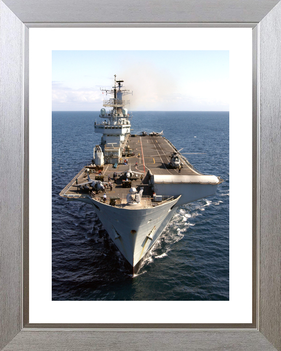 HMS Invincible R05 Invincible Class Aircraft Carrier February 2005 Underway Bow View Photo Print - Posters, Prints, & Visual Artwork - by Hampshire Prints (image 6 of 9)