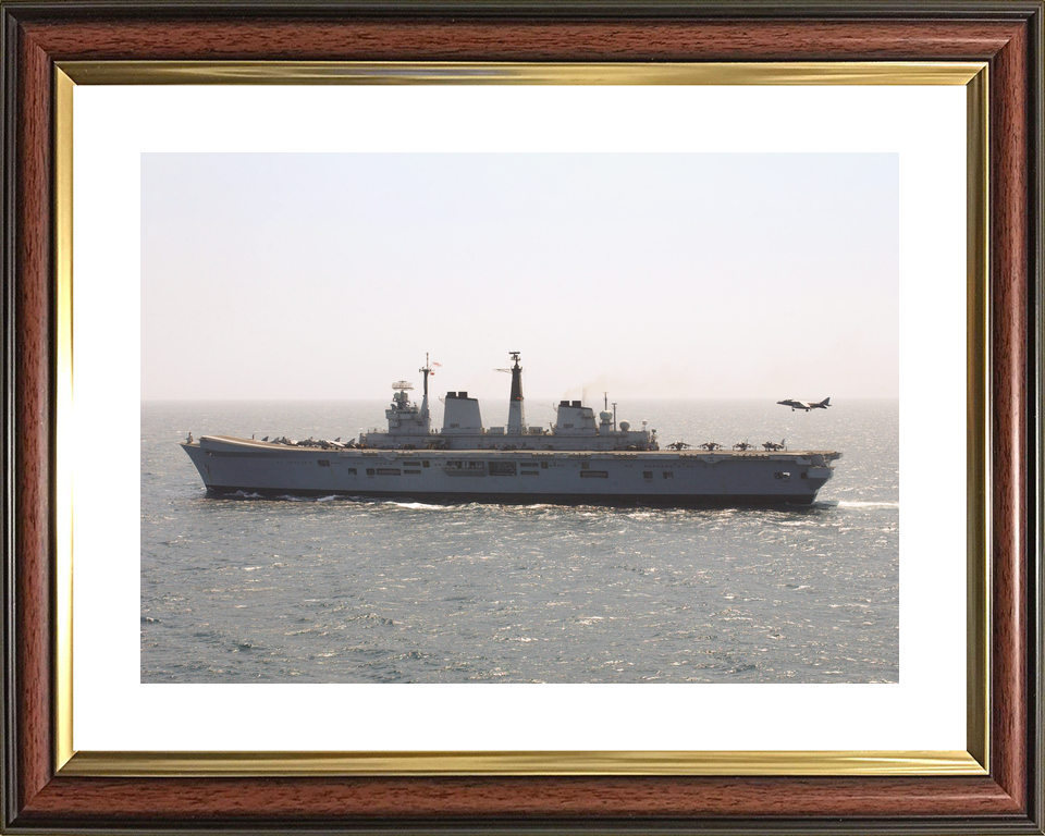 HMS Invincible R05 Invincible Class Aircraft Carrier February 2005 Harrier Landing Photo Print - Posters, Prints, & Visual Artwork - by Hampshire Prints (image 8 of 9)