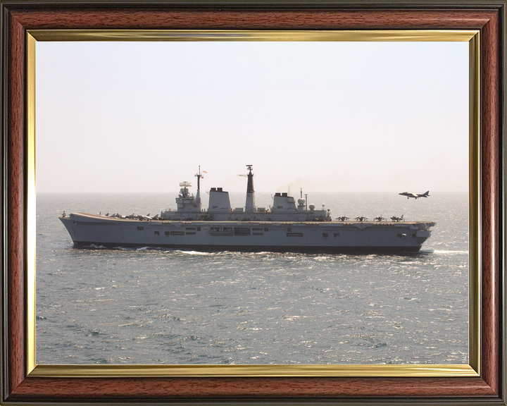 HMS Invincible R05 Invincible Class Aircraft Carrier February 2005 Harrier Landing Photo Print - Posters, Prints, & Visual Artwork - by Hampshire Prints (image 9 of 9)