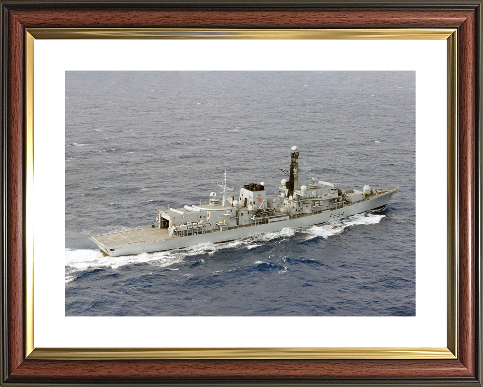 HMS Iron Duke F234 Type 23 Frigate June 2014 Underway Starboard View Photo Print - Posters, Prints, & Visual Artwork - by Hampshire Prints (image 8 of 9)