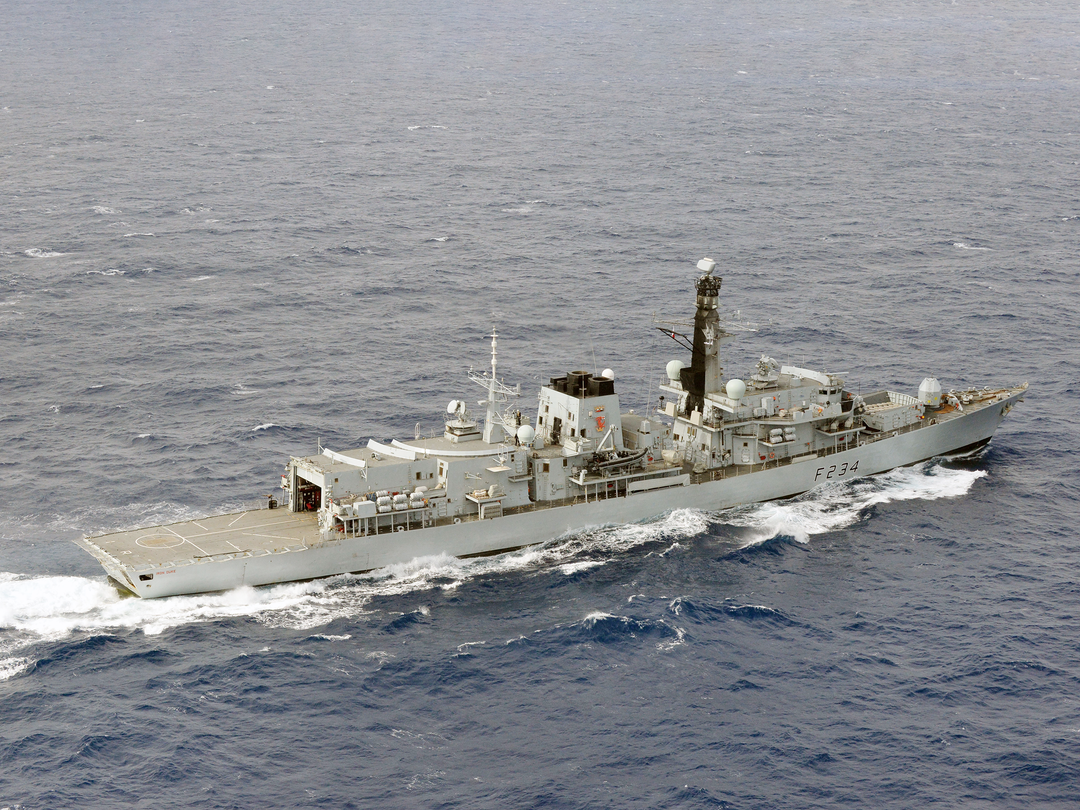 HMS Iron Duke F234 Type 23 Frigate June 2014 Underway Starboard View Photo Print - Posters, Prints, & Visual Artwork - by Hampshire Prints (image 1 of 9)