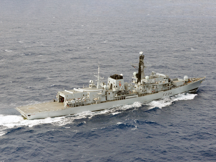 HMS Iron Duke F234 Type 23 Frigate June 2014 Underway Starboard View Photo Print - Posters, Prints, & Visual Artwork - by Hampshire Prints (image 1 of 9)