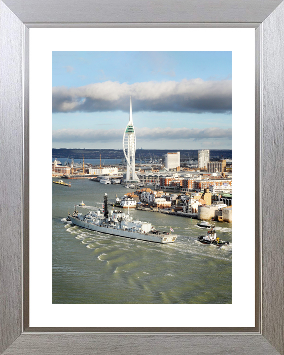 HMS Iron Duke F234 Type 23 Frigate December 2014 Photo Print - Posters, Prints, & Visual Artwork - by Hampshire Prints (image 6 of 9)