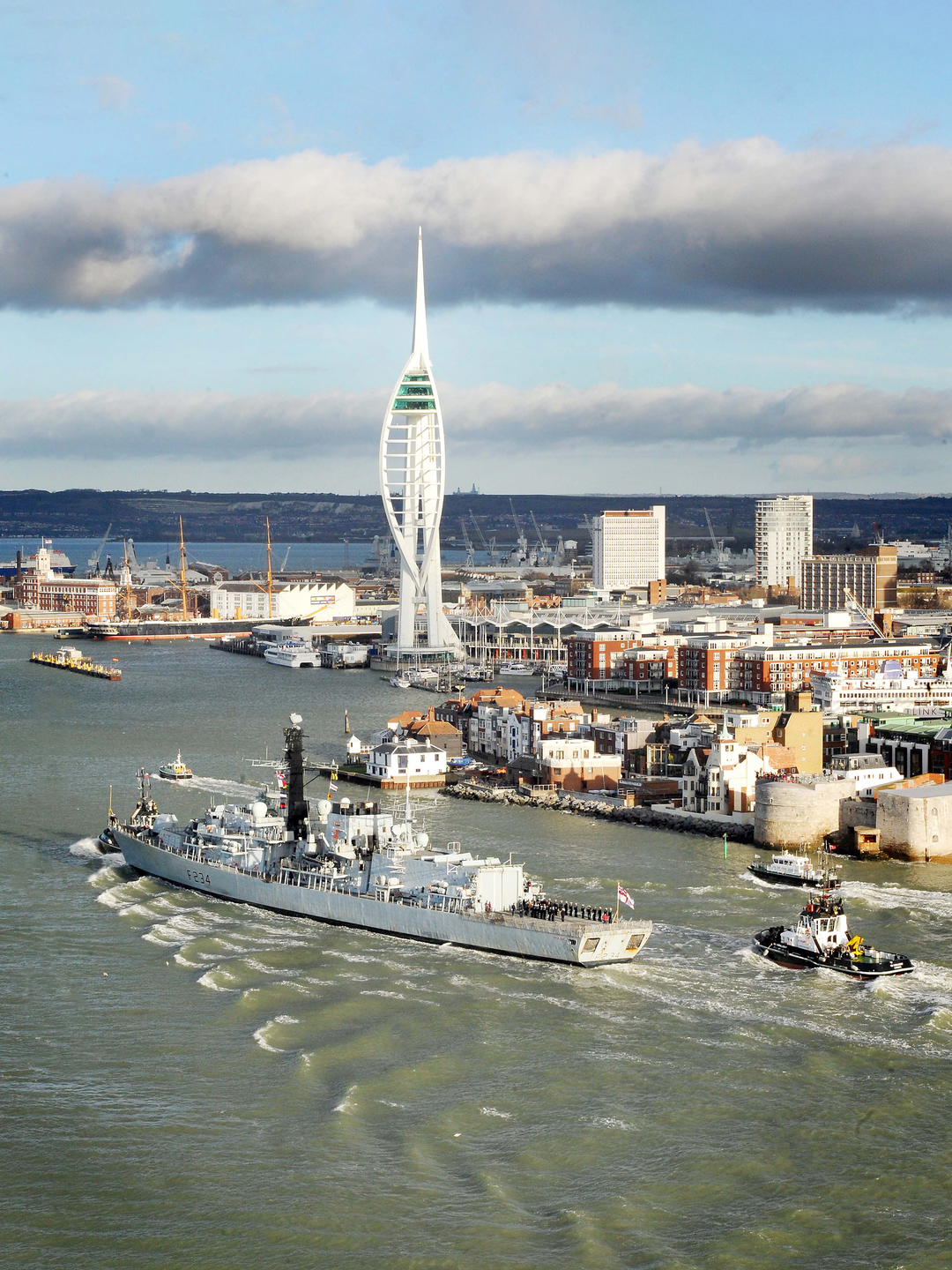 HMS Iron Duke F234 Type 23 Frigate December 2014 Photo Print - Posters, Prints, & Visual Artwork - by Hampshire Prints (image 1 of 9)