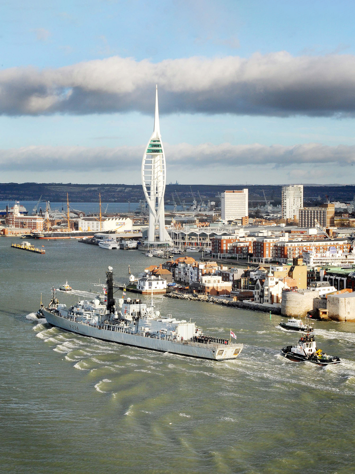 HMS Iron Duke F234 Type 23 Frigate December 2014 Photo Print - Posters, Prints, & Visual Artwork - by Hampshire Prints (image 1 of 9)