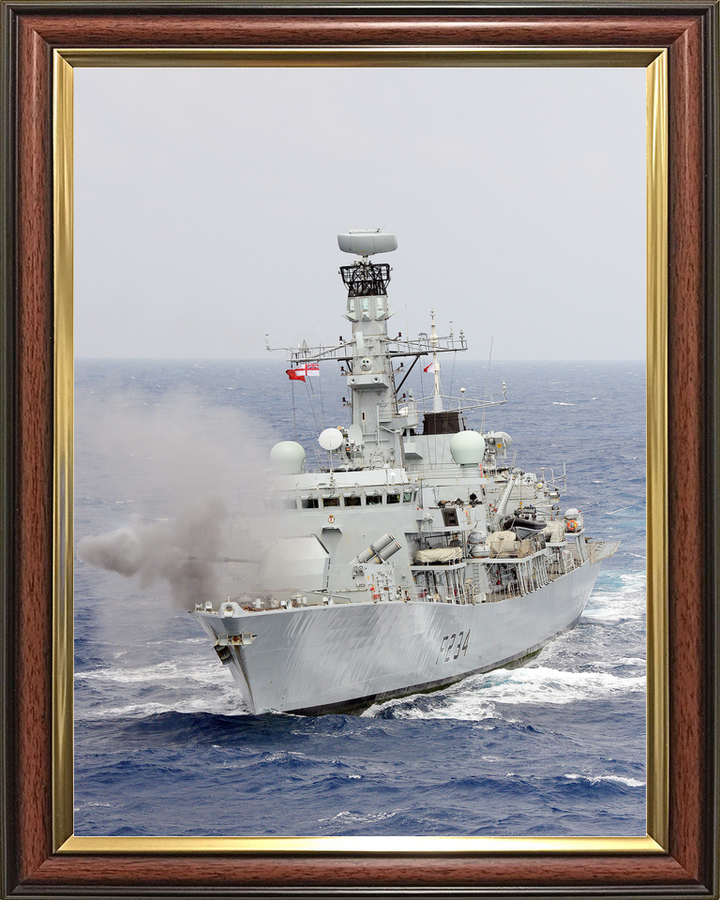 HMS Iron Duke F234 Type 23 Frigate June 2014 Fires 4.5 Inch Gun Photo Print - Posters, Prints, & Visual Artwork - by Hampshire Prints (image 9 of 9)
