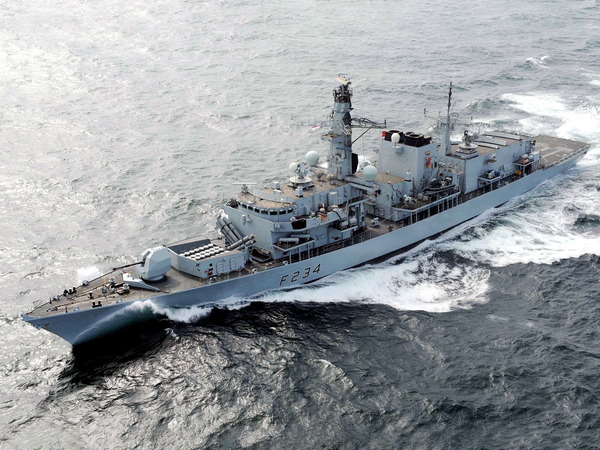 HMS Iron Duke F234 Type 23 Frigate July 2011 Underway