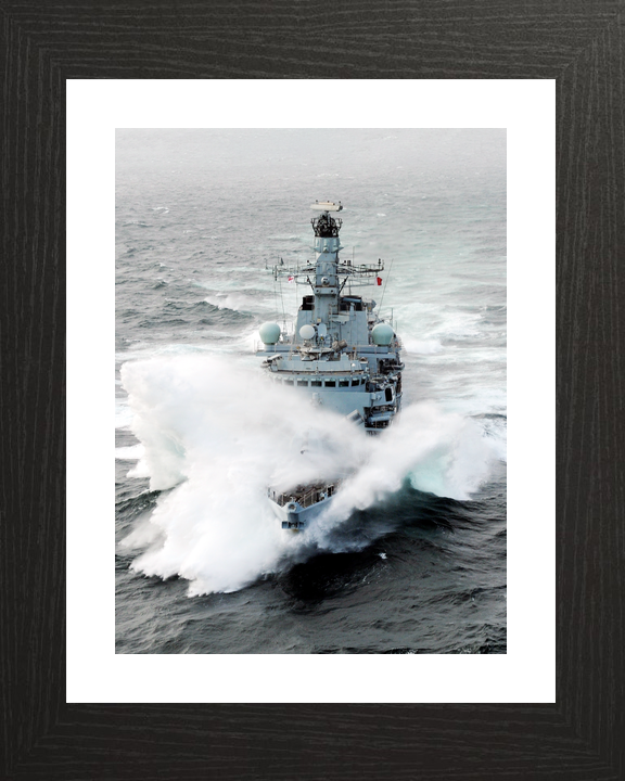 HMS Iron Duke F234 Type 23 Frigate July 2011 In Rough Seas Photo Print - Posters, Prints, & Visual Artwork - by Hampshire Prints (image 2 of 9)