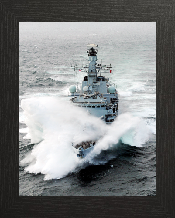 HMS Iron Duke F234 Type 23 Frigate July 2011 In Rough Seas Photo Print - Posters, Prints, & Visual Artwork - by Hampshire Prints (image 3 of 9)