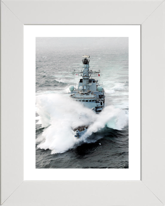 HMS Iron Duke F234 Type 23 Frigate July 2011 In Rough Seas Photo Print - Posters, Prints, & Visual Artwork - by Hampshire Prints (image 4 of 9)