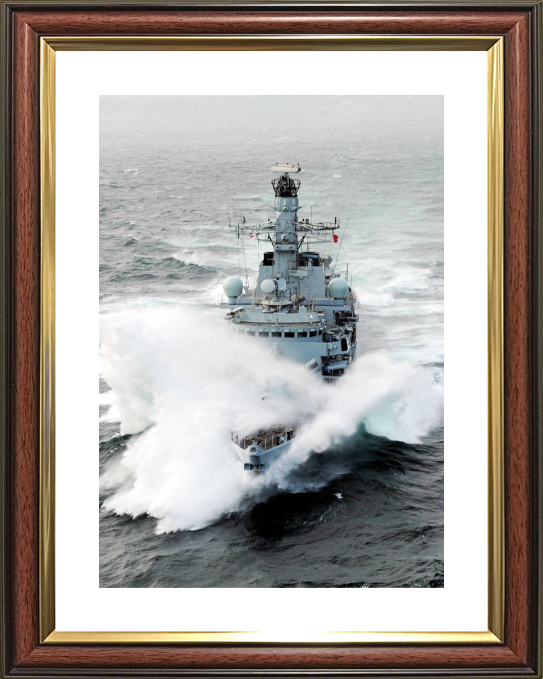 HMS Iron Duke F234 Type 23 Frigate July 2011 In Rough Seas Photo Print - Posters, Prints, & Visual Artwork - by Hampshire Prints (image 8 of 9)