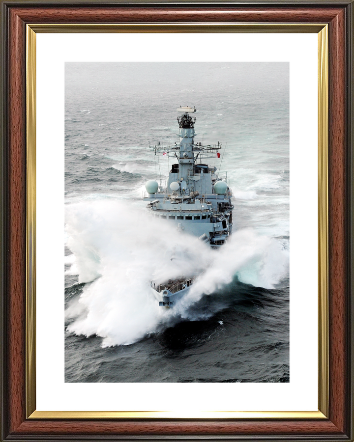 HMS Iron Duke F234 Type 23 Frigate July 2011 In Rough Seas Photo Print - Posters, Prints, & Visual Artwork - by Hampshire Prints (image 8 of 9)