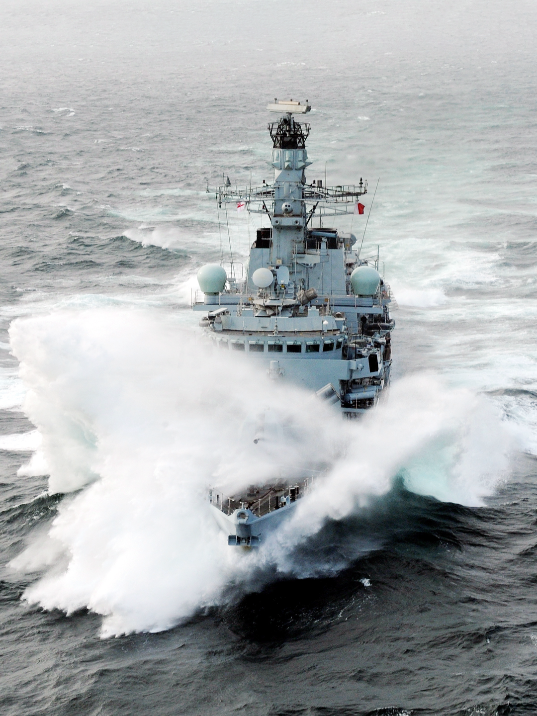 HMS Iron Duke F234 Type 23 Frigate July 2011 In Rough Seas Photo Print - Posters, Prints, & Visual Artwork - by Hampshire Prints (image 1 of 9)