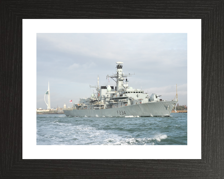 HMS Iron Duke F234 Type 23 Frigate January 2011 Photo Print - Posters, Prints, & Visual Artwork - by Hampshire Prints (image 2 of 9)
