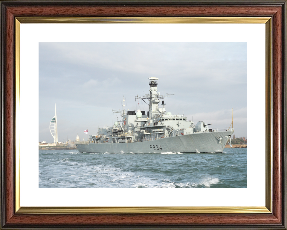 HMS Iron Duke F234 Type 23 Frigate January 2011 Photo Print - Posters, Prints, & Visual Artwork - by Hampshire Prints (image 8 of 9)