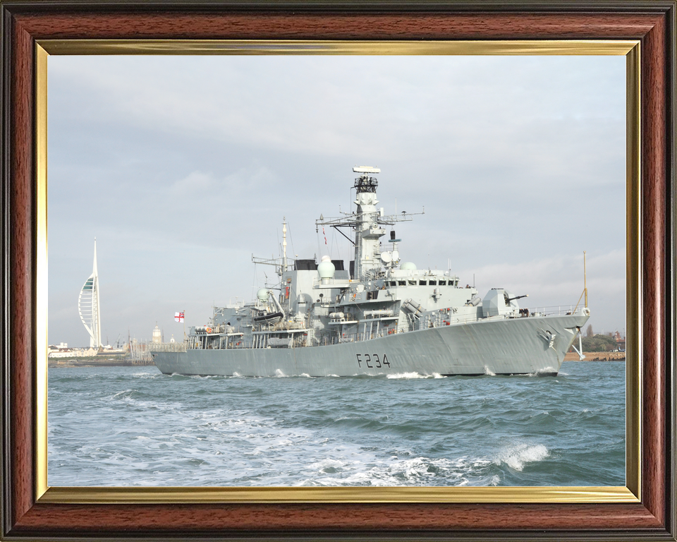 HMS Iron Duke F234 Type 23 Frigate January 2011 Photo Print - Posters, Prints, & Visual Artwork - by Hampshire Prints (image 9 of 9)