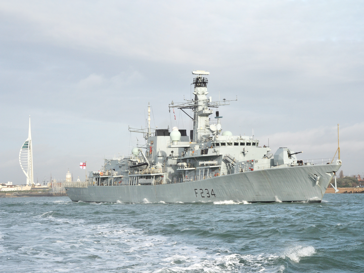 HMS Iron Duke F234 Type 23 Frigate January 2011 Photo Print - Posters, Prints, & Visual Artwork - by Hampshire Prints (image 1 of 9)