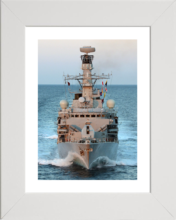 HMS Iron Duke F234 Type 23 Frigate June 2014 Bow View at Sunset Photo Print - Posters, Prints, & Visual Artwork - by Hampshire Prints (image 4 of 9)