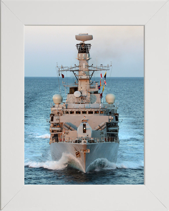 HMS Iron Duke F234 Type 23 Frigate June 2014 Bow View at Sunset Photo Print - Posters, Prints, & Visual Artwork - by Hampshire Prints (image 5 of 9)