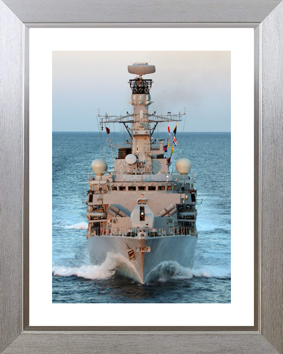 HMS Iron Duke F234 Type 23 Frigate June 2014 Bow View at Sunset Photo Print - Posters, Prints, & Visual Artwork - by Hampshire Prints (image 6 of 9)
