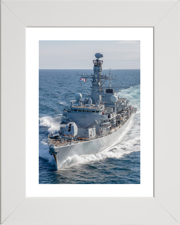 HMS Kent F78 Type 23 Frigate 30 April 2020 High port Bow View Photo Print - Posters, Prints, & Visual Artwork - by Hampshire Prints (image 4 of 9)
