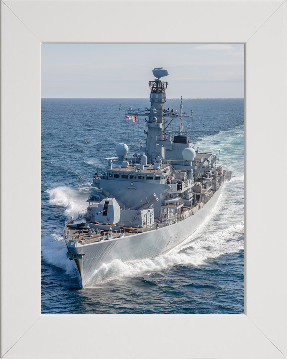 HMS Kent F78 Type 23 Frigate 30 April 2020 High port Bow View Photo Print - Posters, Prints, & Visual Artwork - by Hampshire Prints (image 5 of 9)