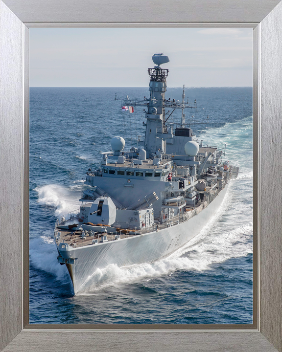 HMS Kent F78 Type 23 Frigate 30 April 2020 High port Bow View Photo Print - Posters, Prints, & Visual Artwork - by Hampshire Prints (image 7 of 9)