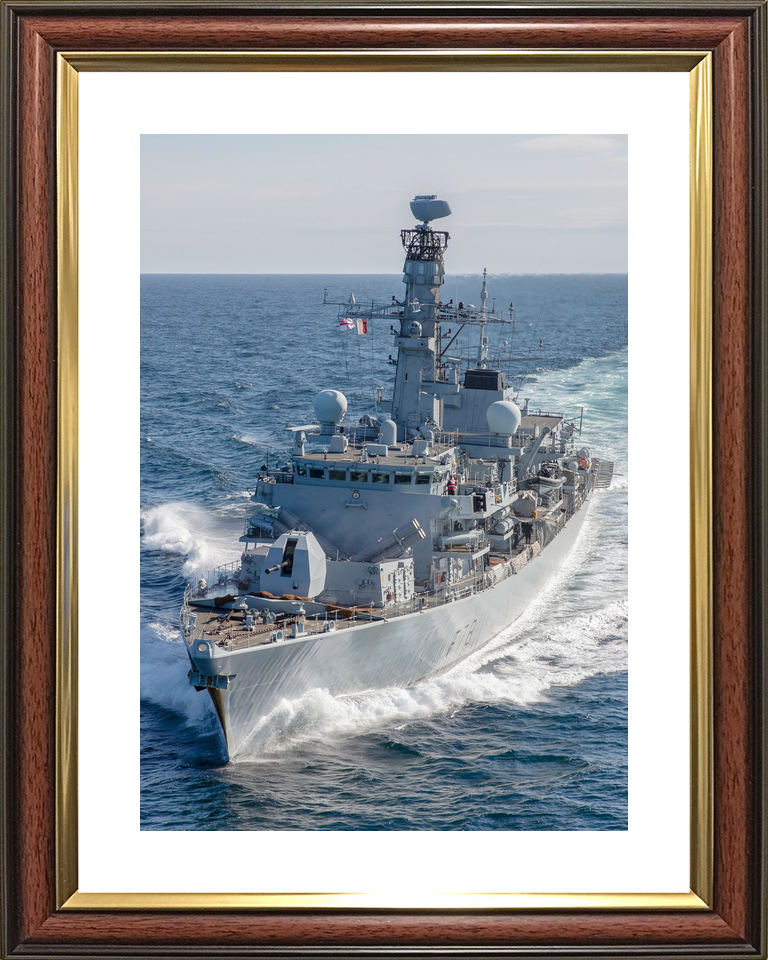 HMS Kent F78 Type 23 Frigate 30 April 2020 High port Bow View Photo Print - Posters, Prints, & Visual Artwork - by Hampshire Prints (image 8 of 9)