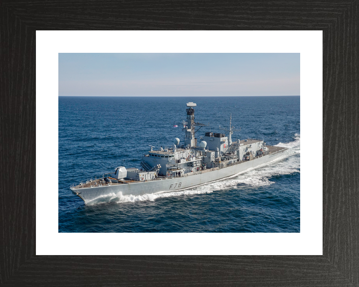 HMS Kent F78 Type 23 Frigate 30 April 2020 Underway Port Side View Photo Print - Posters, Prints, & Visual Artwork - by Hampshire Prints (image 2 of 9)