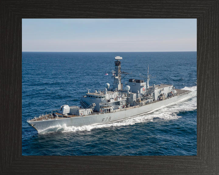 HMS Kent F78 Type 23 Frigate 30 April 2020 Underway Port Side View Photo Print - Posters, Prints, & Visual Artwork - by Hampshire Prints (image 3 of 9)