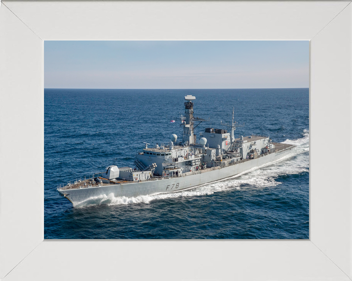 HMS Kent F78 Type 23 Frigate 30 April 2020 Underway Port Side View Photo Print - Posters, Prints, & Visual Artwork - by Hampshire Prints (image 5 of 9)