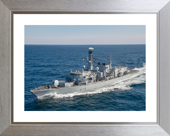 HMS Kent F78 Type 23 Frigate 30 April 2020 Underway Port Side View Photo Print - Posters, Prints, & Visual Artwork - by Hampshire Prints (image 6 of 9)