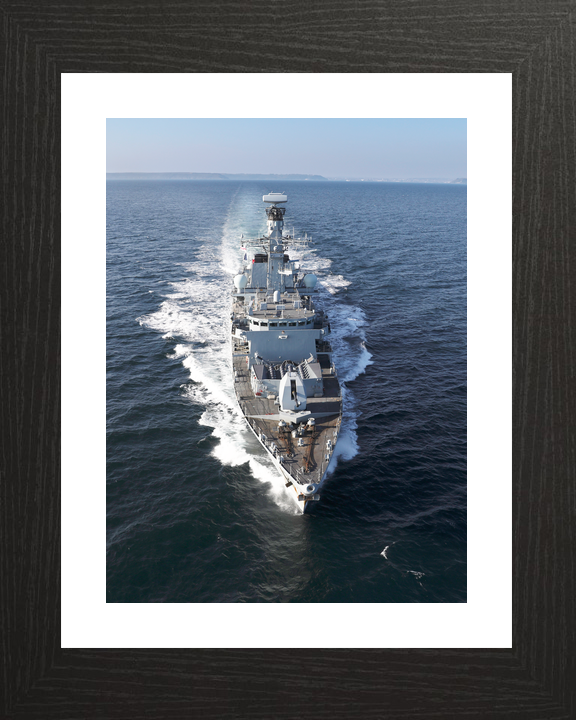 HMS Kent F78 Type 23 Frigate 1 April 2019 At Sea High Bow View Photo Print - Posters, Prints, & Visual Artwork - by Hampshire Prints (image 2 of 9)
