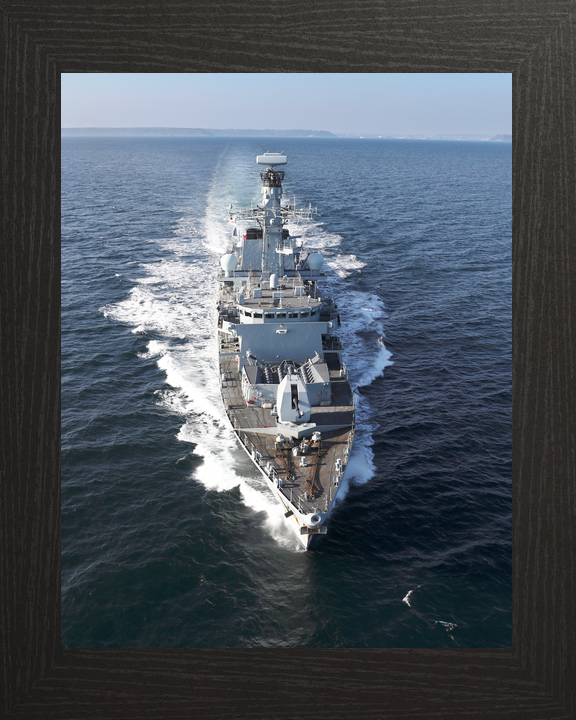 HMS Kent F78 Type 23 Frigate 1 April 2019 At Sea High Bow View Photo Print - Posters, Prints, & Visual Artwork - by Hampshire Prints (image 3 of 9)