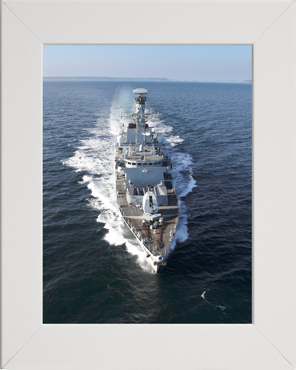 HMS Kent F78 Type 23 Frigate 1 April 2019 At Sea High Bow View Photo Print - Posters, Prints, & Visual Artwork - by Hampshire Prints (image 5 of 9)