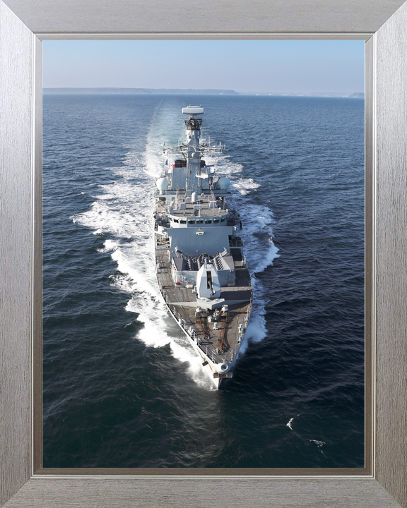 HMS Kent F78 Type 23 Frigate 1 April 2019 At Sea High Bow View Photo Print - Posters, Prints, & Visual Artwork - by Hampshire Prints (image 7 of 9)