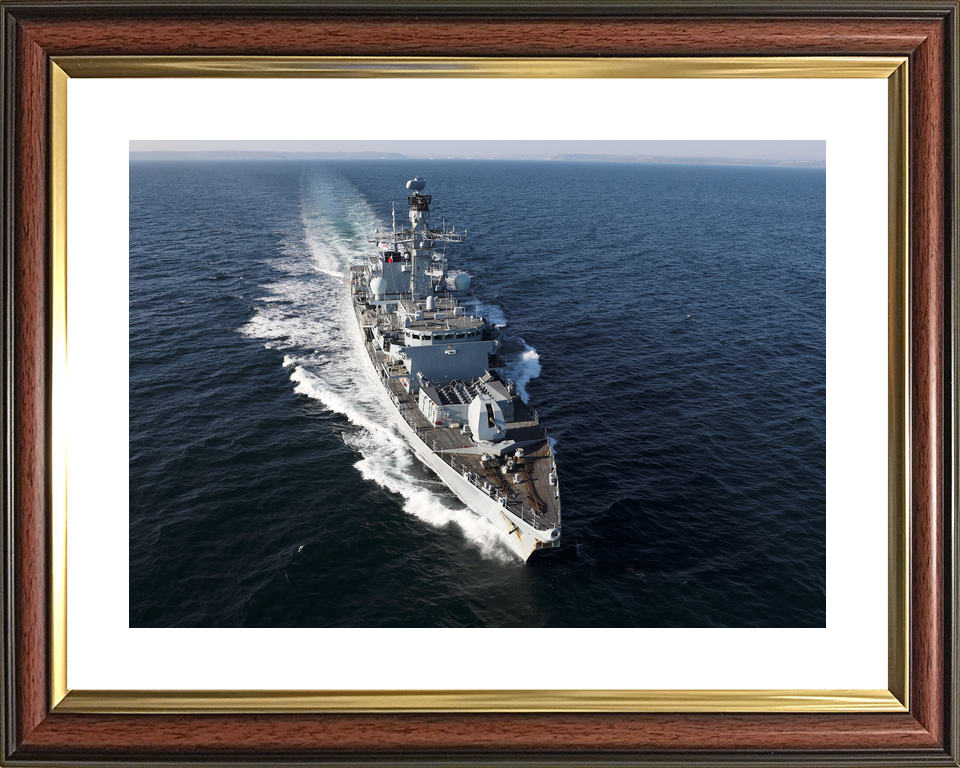 HMS Kent F78 Type 23 Frigate 1 April 2019 From the Air Photo Print - Posters, Prints, & Visual Artwork - by Hampshire Prints (image 8 of 9)