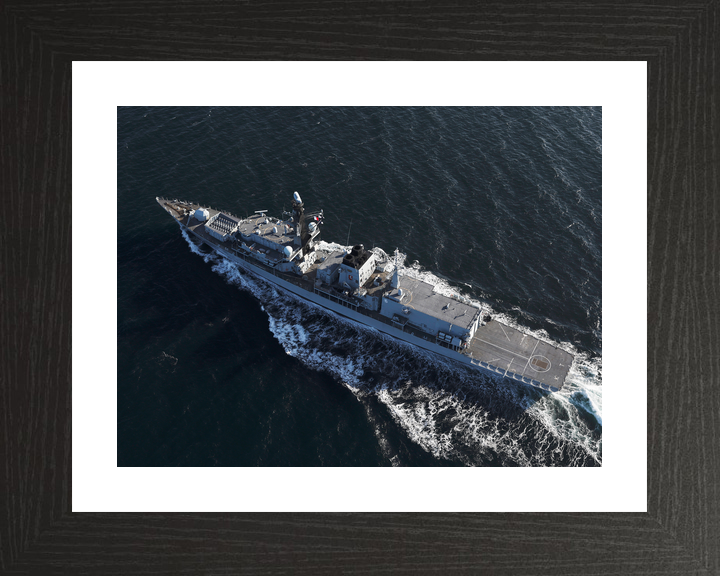 HMS Kent F78 Type 23 Frigate 1 April 2019 At Sea From Above Photo Print - Posters, Prints, & Visual Artwork - by Hampshire Prints (image 2 of 9)