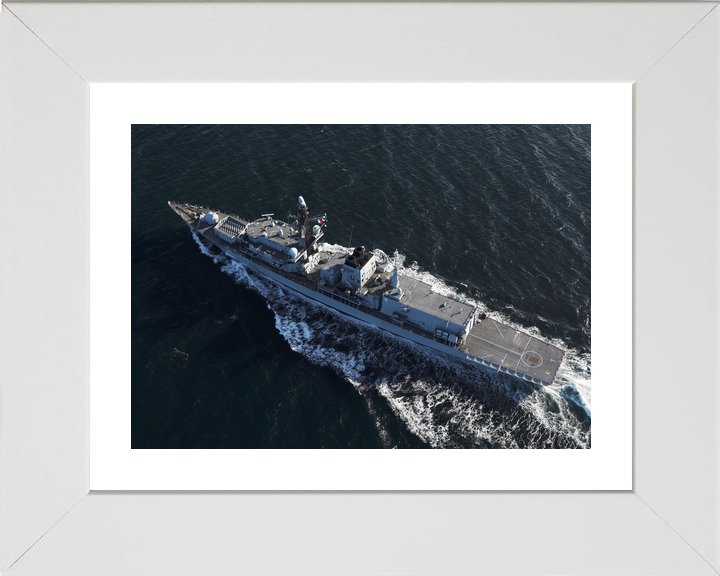 HMS Kent F78 Type 23 Frigate 1 April 2019 At Sea From Above Photo Print - Posters, Prints, & Visual Artwork - by Hampshire Prints (image 4 of 9)
