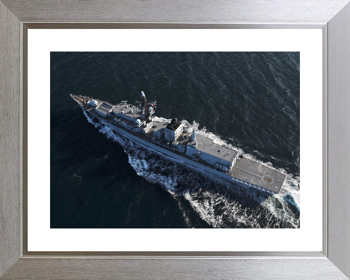 HMS Kent F78 Type 23 Frigate 1 April 2019 At Sea From Above Photo Print - Posters, Prints, & Visual Artwork - by Hampshire Prints (image 6 of 9)