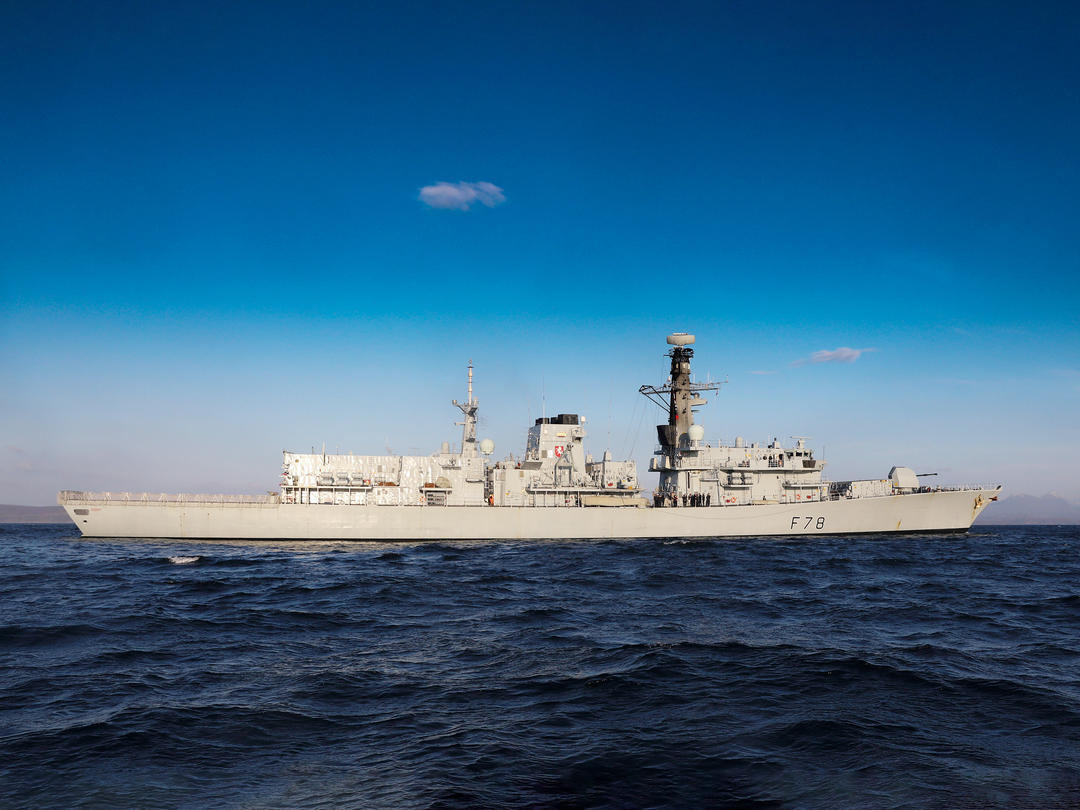 HMS Kent F78 Type 23 Frigate 5 April 2019 Photo Print - Posters, Prints, & Visual Artwork - by Hampshire Prints (image 1 of 9)