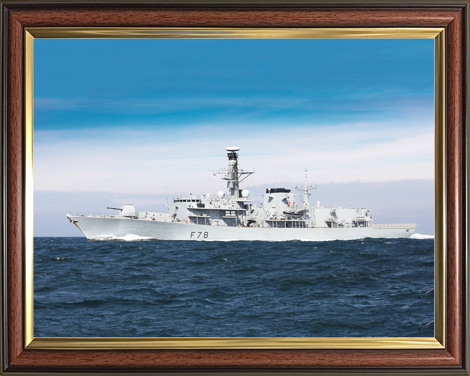 HMS Kent F78 Type 23 Frigate 6 April 2019 Photo Print - Posters, Prints, & Visual Artwork - by Hampshire Prints (image 9 of 9)