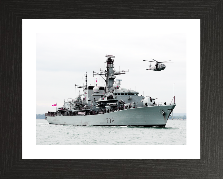 HMS Kent F78 Type 23 Frigate 9 October 2013 Photo Print - Posters, Prints, & Visual Artwork - by Hampshire Prints (image 2 of 9)