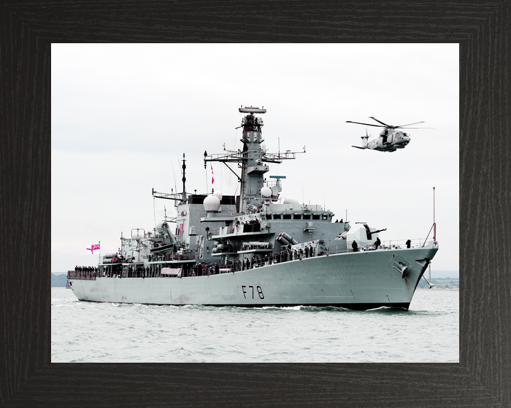 HMS Kent F78 Type 23 Frigate 9 October 2013 Photo Print - Posters, Prints, & Visual Artwork - by Hampshire Prints (image 3 of 9)