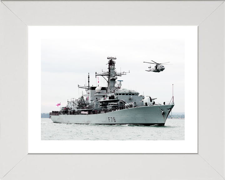 HMS Kent F78 Type 23 Frigate 9 October 2013 Photo Print - Posters, Prints, & Visual Artwork - by Hampshire Prints (image 4 of 9)