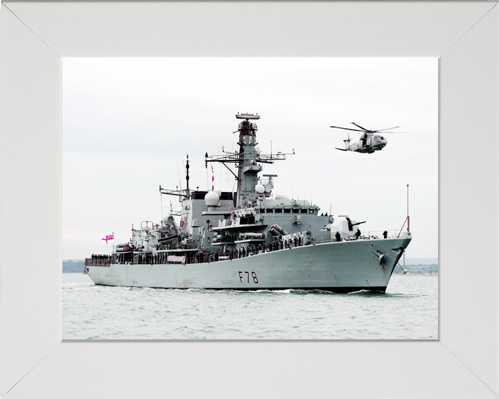 HMS Kent F78 Type 23 Frigate 9 October 2013 Photo Print - Posters, Prints, & Visual Artwork - by Hampshire Prints (image 5 of 9)